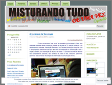 Tablet Screenshot of misturandotudodeumavez.wordpress.com