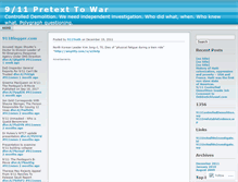 Tablet Screenshot of 911pretexttowar.wordpress.com