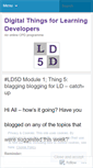 Mobile Screenshot of ld5d.wordpress.com