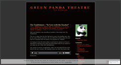 Desktop Screenshot of greenpandatheatre.wordpress.com