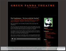 Tablet Screenshot of greenpandatheatre.wordpress.com