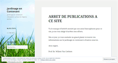 Desktop Screenshot of jardinagecontainer.wordpress.com