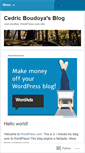 Mobile Screenshot of cedricboudoya.wordpress.com