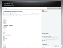 Tablet Screenshot of mywebschools.wordpress.com