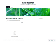Tablet Screenshot of ecorooster.wordpress.com