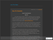 Tablet Screenshot of livethevisionfbc.wordpress.com