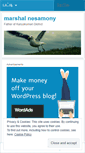 Mobile Screenshot of marshalnesamony.wordpress.com