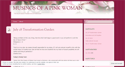 Desktop Screenshot of musingsofapinkwoman.wordpress.com