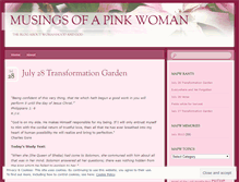 Tablet Screenshot of musingsofapinkwoman.wordpress.com