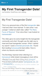 Mobile Screenshot of mytransgenderdate.wordpress.com