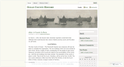 Desktop Screenshot of oceancountyhistory.wordpress.com