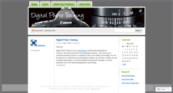 Desktop Screenshot of digitalphototraining.wordpress.com