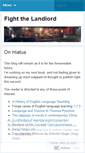 Mobile Screenshot of fightthelandlord.wordpress.com