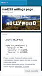Mobile Screenshot of mad283.wordpress.com