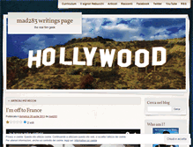 Tablet Screenshot of mad283.wordpress.com