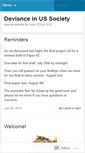 Mobile Screenshot of cludeviance.wordpress.com