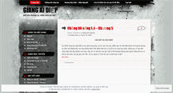 Desktop Screenshot of giangaidiep.wordpress.com