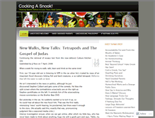 Tablet Screenshot of cockingasnook.wordpress.com