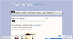 Desktop Screenshot of farsleyartclub.wordpress.com