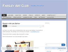 Tablet Screenshot of farsleyartclub.wordpress.com