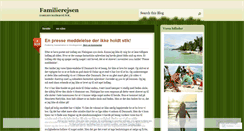 Desktop Screenshot of familierejsen.wordpress.com