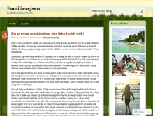 Tablet Screenshot of familierejsen.wordpress.com