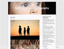 Tablet Screenshot of keirapoulsenphotography.wordpress.com