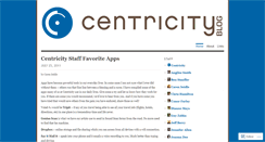 Desktop Screenshot of centricity.wordpress.com