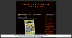 Desktop Screenshot of michellesmusicmagazine.wordpress.com