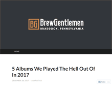 Tablet Screenshot of brewgentlemen.wordpress.com