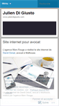 Mobile Screenshot of juliendigiusto.wordpress.com