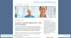 Desktop Screenshot of healthcarehis.wordpress.com