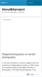 Mobile Screenshot of aboutbaproject.wordpress.com