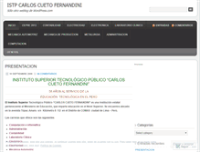 Tablet Screenshot of istpcarloscuetofernandini.wordpress.com