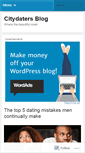Mobile Screenshot of citydaters.wordpress.com