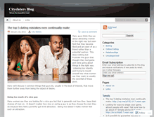 Tablet Screenshot of citydaters.wordpress.com