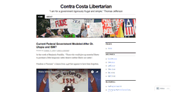 Desktop Screenshot of cclibertarian.wordpress.com