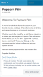 Mobile Screenshot of popcornfilm.wordpress.com