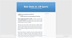 Desktop Screenshot of jjbdealblog.wordpress.com