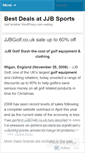 Mobile Screenshot of jjbdealblog.wordpress.com