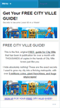 Mobile Screenshot of cityvilleguides.wordpress.com