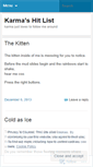 Mobile Screenshot of karmatized.wordpress.com