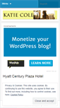 Mobile Screenshot of katiecolemusic.wordpress.com