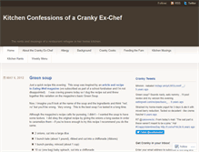 Tablet Screenshot of crankyexchef.wordpress.com