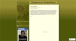 Desktop Screenshot of dahroji.wordpress.com