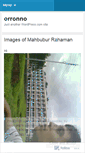 Mobile Screenshot of orronno.wordpress.com