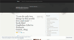 Desktop Screenshot of bibliodeviant.wordpress.com