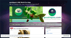 Desktop Screenshot of good4gaia.wordpress.com