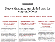 Tablet Screenshot of nuevamacondo.wordpress.com