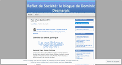 Desktop Screenshot of dominicdesmarais.wordpress.com